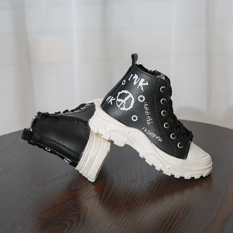 Новинка 2019 года сезон весна-осень детские ботинки для девочек и мальчиков