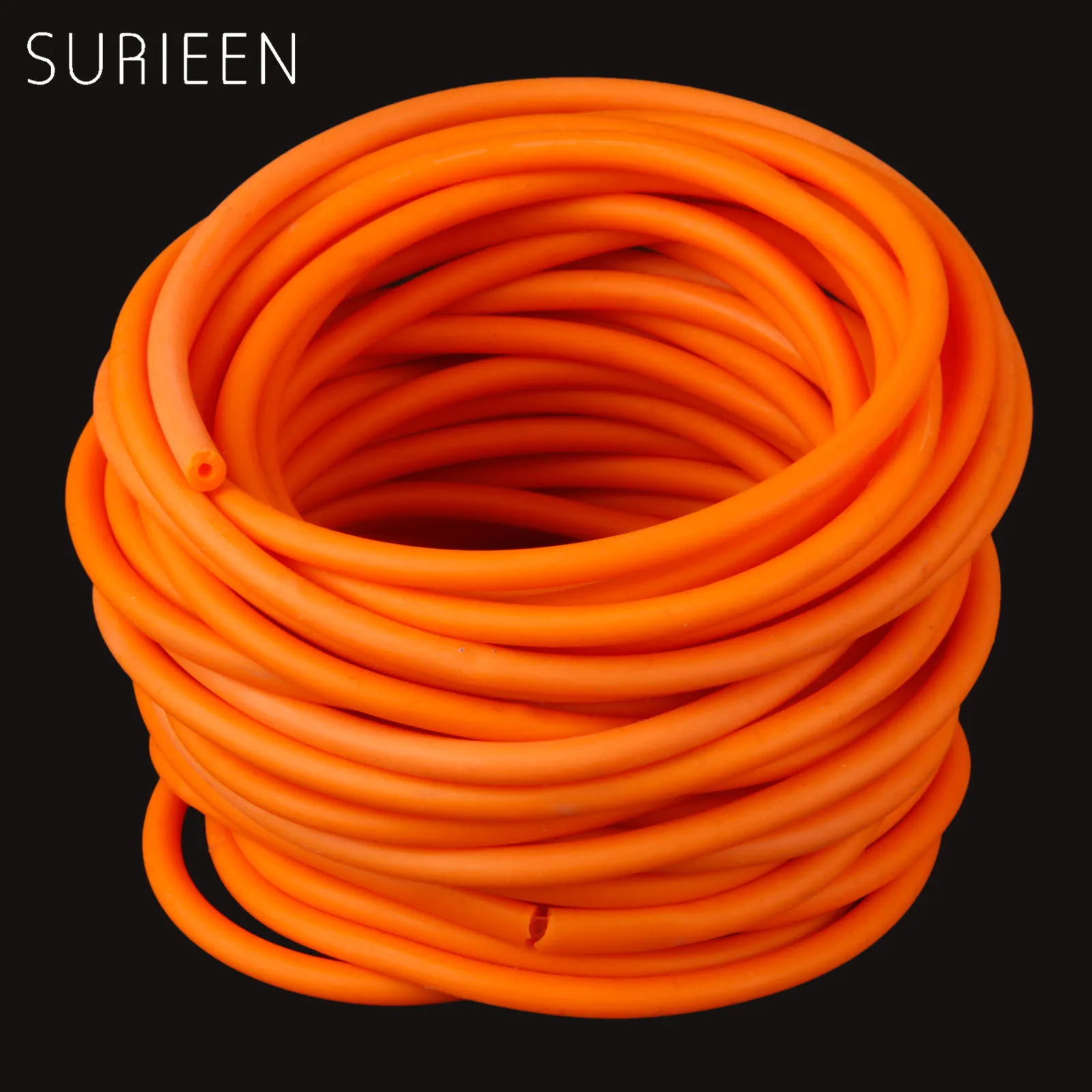 

10M Hunting Strong Slingshot Natural Latex Tube Catapult Sling Shot Rubber Band Orange Elastic Bungee Tube 1.7mmx4.5mm