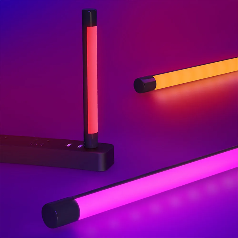 

Светодиодный светильник для смартфона, цветной портативный ночник с USB, светильник для фотосъемки, палочка для прямой трансляции, записи ви...
