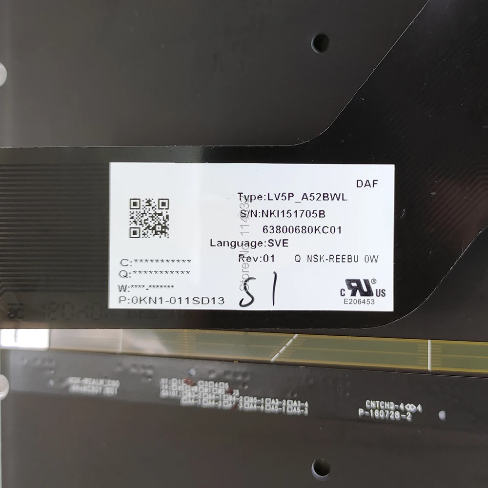 Сменные клавиатуры R5 571 клавиатура с подсветкой для Acer Aspire R15 571TG 50RF SD шведские