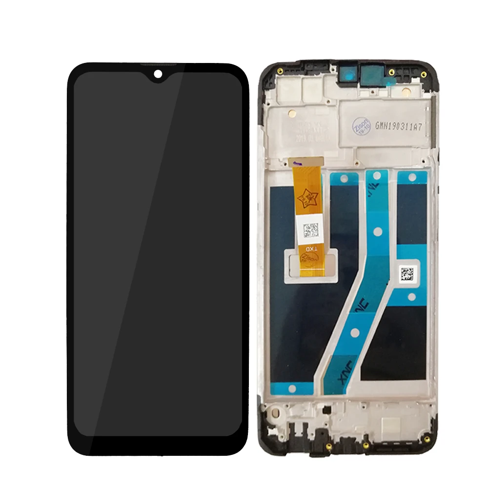 6," ЖК-дисплей с рамкой для OPPO Realme C2 RMX1941 RMX1945 A1k CPH1923 ЖК-дисплей полный экран сенсорный датчик дигитайзер сборка AAAAA