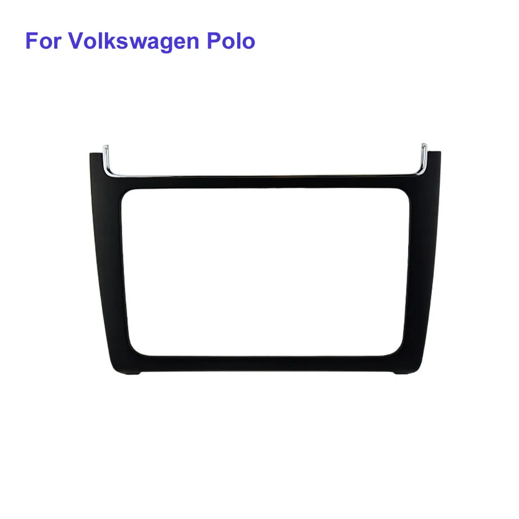 Комплект обшивки автомагнитолы черная панель для Volkswagen Polo Radio 6C 2014 Н. В. Стерео