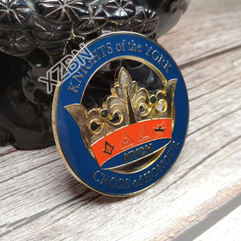 Автомобильная эмблема Masonic масон вольный каменщик BCM17 крест Йорка чести