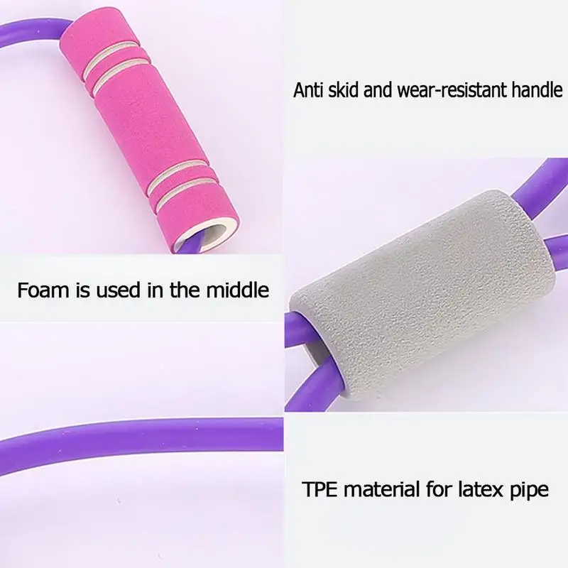 Тренировочный эластичный Натяжитель для фитнеса растягиватель груди восемь