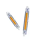 Диммируемая галогенная лампа ABS LED R7S COB Чип флуоресцентная лампа 78 мм супер яркое стекло прожектор лампа Сменные лампы