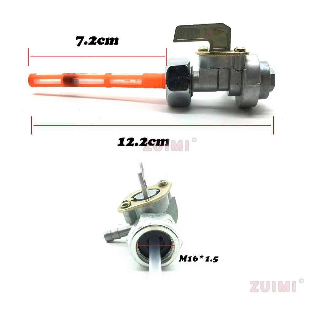 

Motorcycle Fuel Tank Switch, Suitable Fit For Yamaha 50 External Thread Of General Generator Parts, Oil Circuit Control