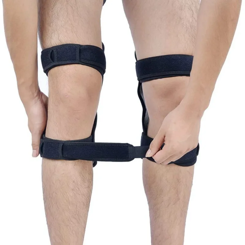 

Joint Knee Booster Brace Support Spring Powerful Rebound Booster Kneepad Climbing Squat Lift Orthopedic Arthritis Leg Protector