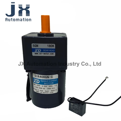 Двигатель переменного тока JX Automation ZD 40 Вт  5IK40RGN-C-5GN180K