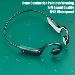 g100 wireless bluetooth headphones surround sound earbuds bone conduction earphones waterproof sport noise reduction headsets free global shipping