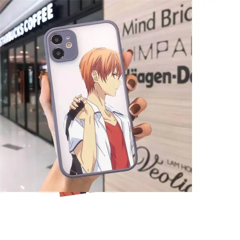 

Fruits Basket Japan anime Phone Cases matte transparent For iphone 7 8 11 12 plus mini x xs xr pro max cover