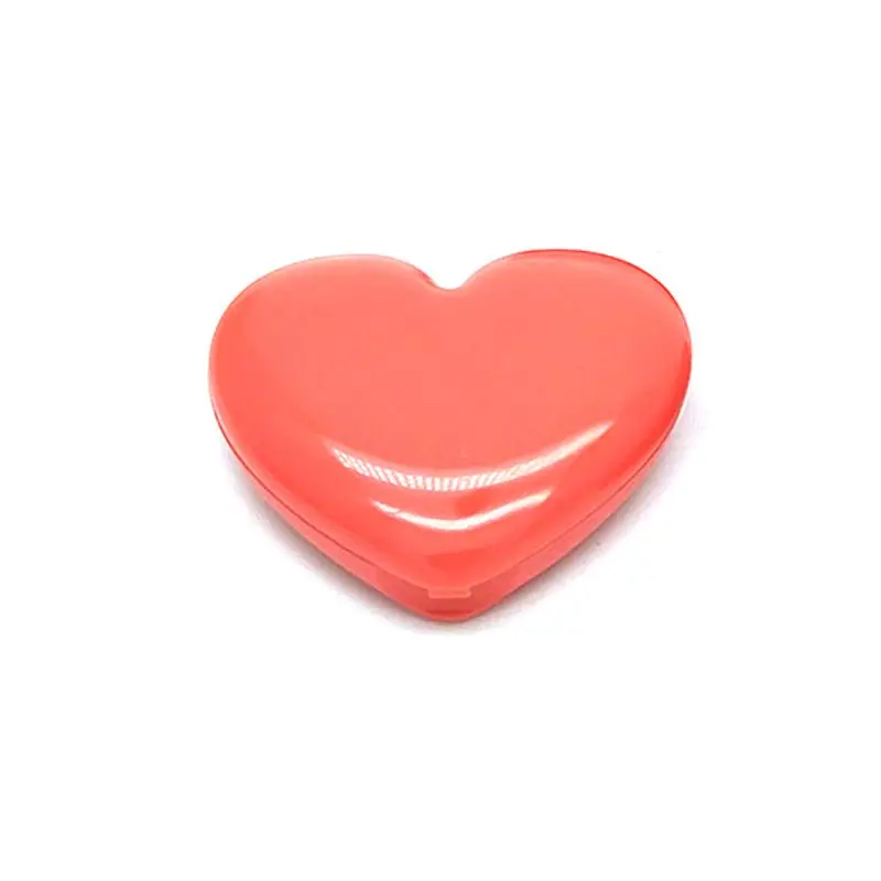 

Love Love Heart Shape Empty Eyeshadow Case Rouge Lipstick Box Pigment Palette Refillable Foundation Makeup Dispenser With Pallet