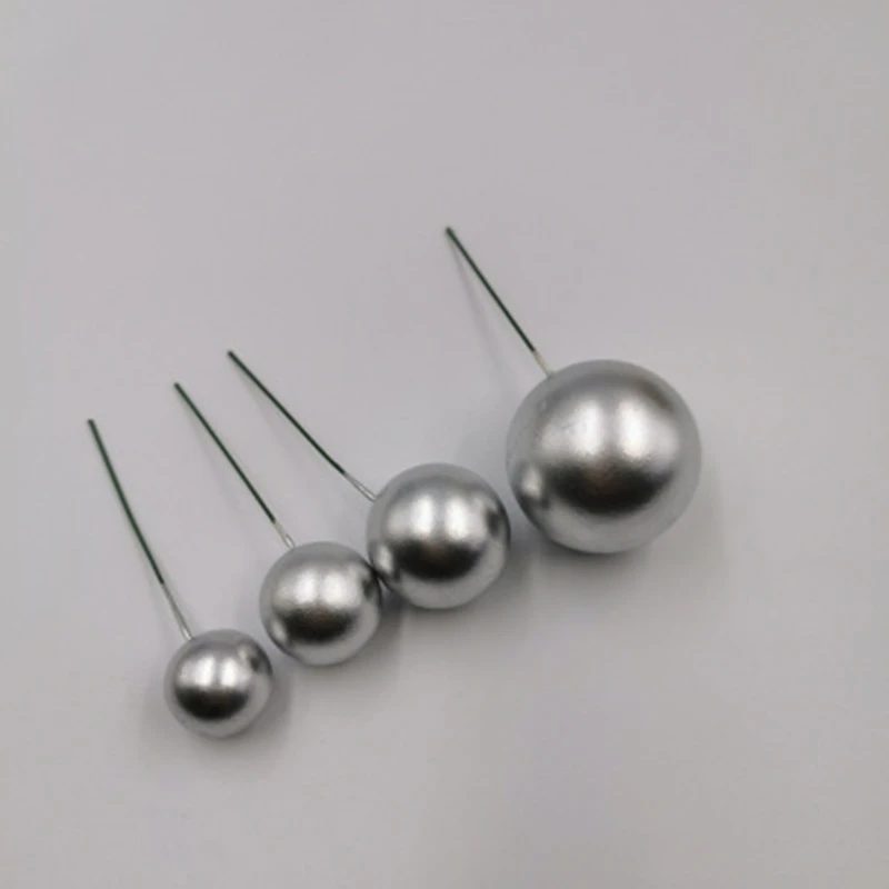 

10pcs/lot Lovely Gold Ball Cake Topper Birthday Cup Cake Decoration Baby Shower Kids Birthday Party Wedding Favor Supplies