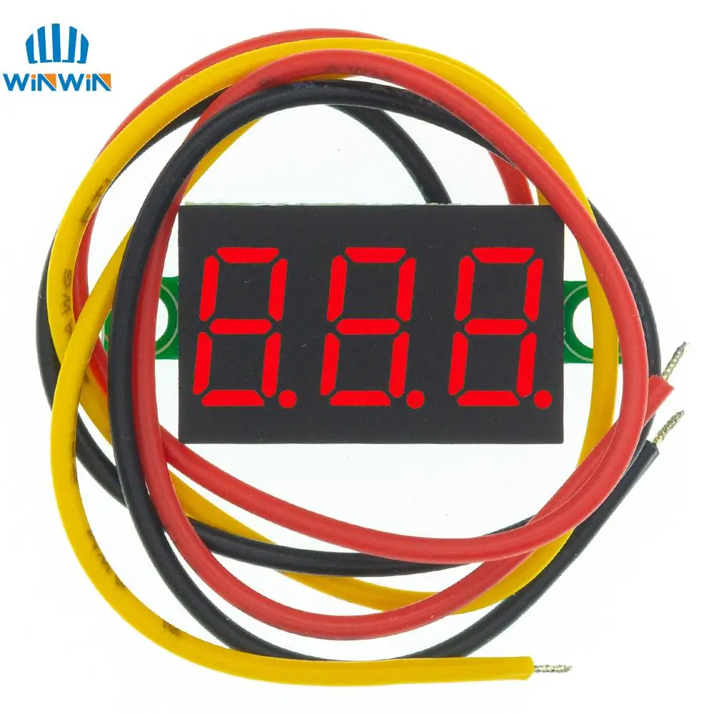 Цифровой вольтметр 0 36 дюйма красный зеленый синий постоянный ток 36-40 В 0-2 5 100