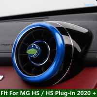car styling air conditioning vents trim ac outlet decorative ring cover fit for mg hs hs plug in 2020 2022 metal accessories