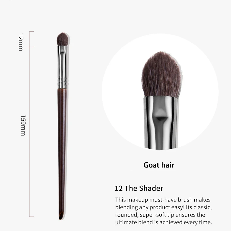 OVW 1PCS Eye Shadow Blending Brush Flat Shader Goat Sokoho Bristles Brochas de Maquillaje Diffuse Beauty Cosmetics Kits | Красота и