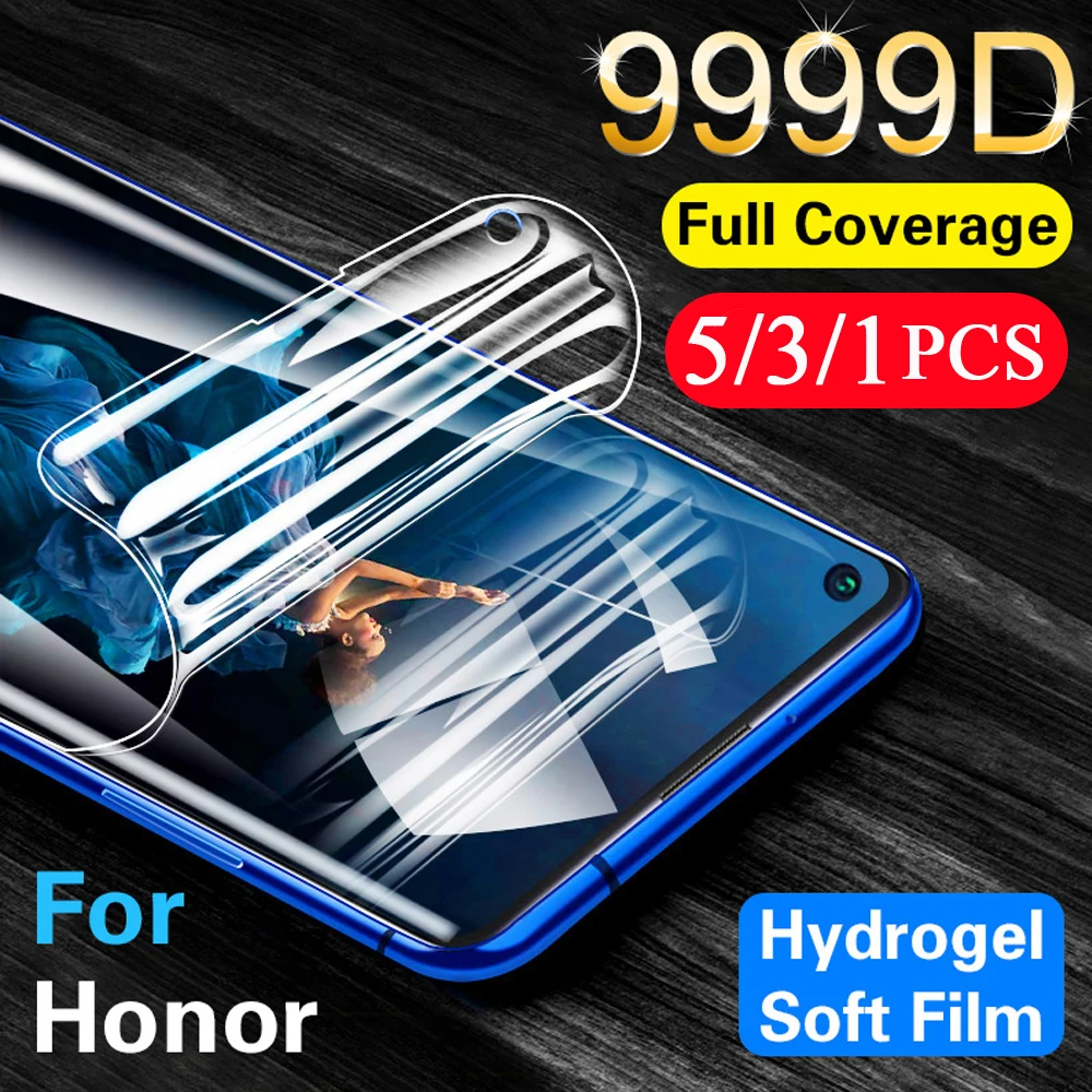 

5/3/1Pcs hydrogel protective film for huawei honor 20 20s 20i view 30 pro plus lite 30s 30i v30 phone screen protector Not Glass