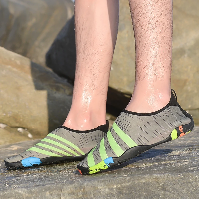 Акватуфли унисекс для мужчин и женщин пляжная обувь плавания йоги бега вождения