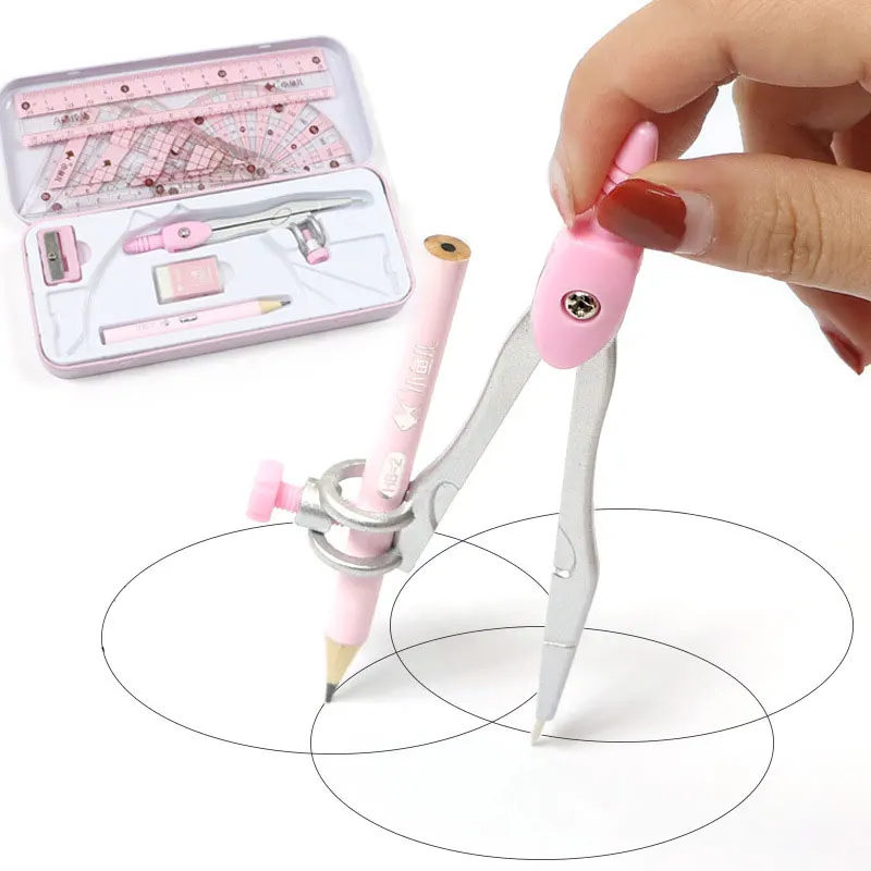 Экономически эффективный набор линеек металлический чехол Комплект разработки