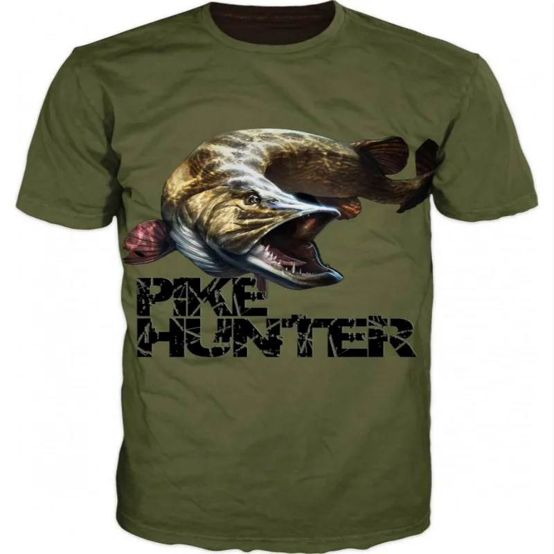 

Men's and women's 3D fish print T-shirt casual sports breathable short-sleeved home T-shirt XXS-6XL 2021 summer