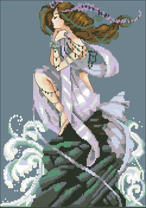 Наборы для вышивки крестиком натуральный продукт из Египта длинные штапельные