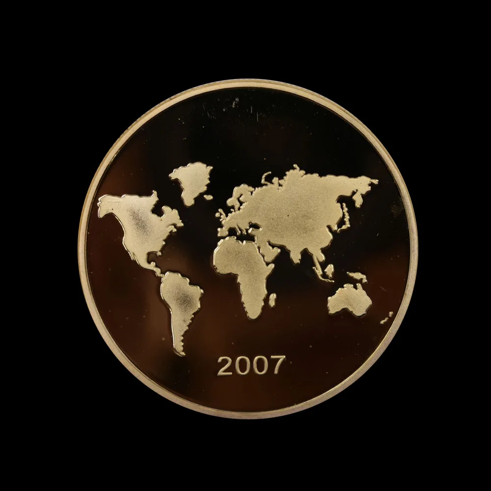 5 шт./компл. одна из семи чудес Machu Picchu руины Перу Юбилейные монеты вызов золотые