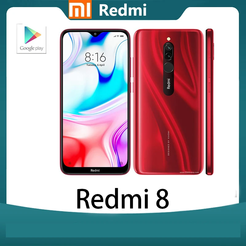 

Xiaomi Redmi 8 mobile phone with global framework 5000mah battery Snapdragon 439