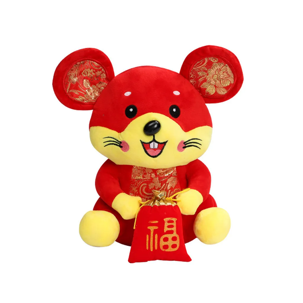 Плюшевая игрушка подарок на Новый год годовой талисман для совещаний Подарочный