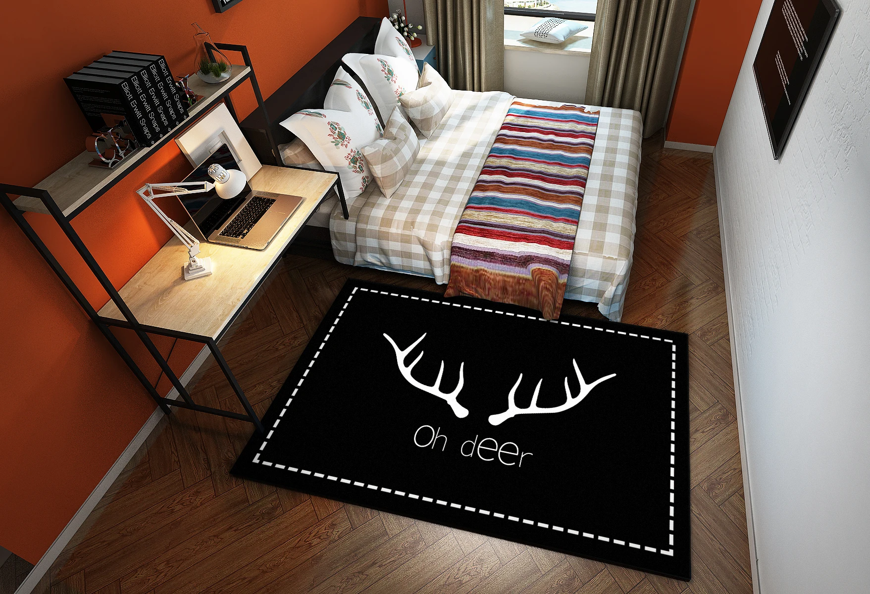 Коврики с узором из мультфильмов для детской спальни кабинет прикроватный