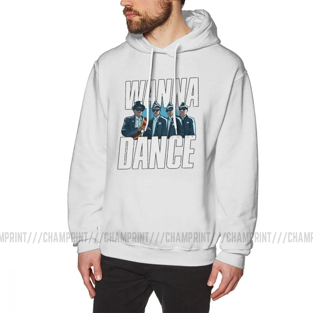

Novelty Hoodies Men's Wanna Dance Coffin Dance Funeral Dance With Casket Pallbearers Hooded Sweatshirts Graphic Hoodie Shirt