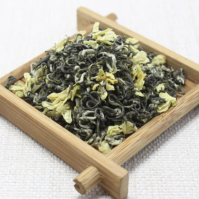 

2021 Китайский Жасмин, зеленый чай, настоящий органический Новый жасминовый чай ранней весны для потери веса, зеленая еда, здравоохранение, до...