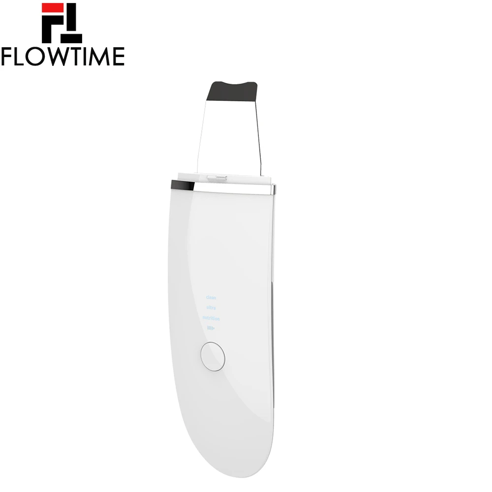 Ультразвуковой очиститель пор для лица с Скруббером ионное Очищение пилинг