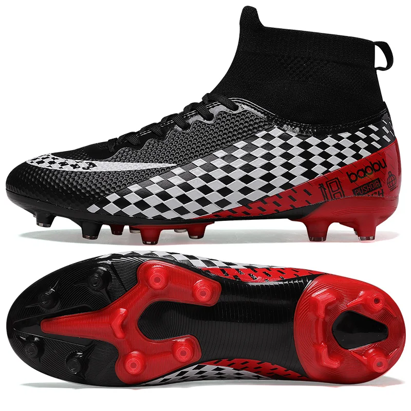 

Новейшая спортивная обувь, мужские футбольные туфли, нескользящая тренировочная обувь, дышащая спортивная обувь, спортивная обувь для футб...