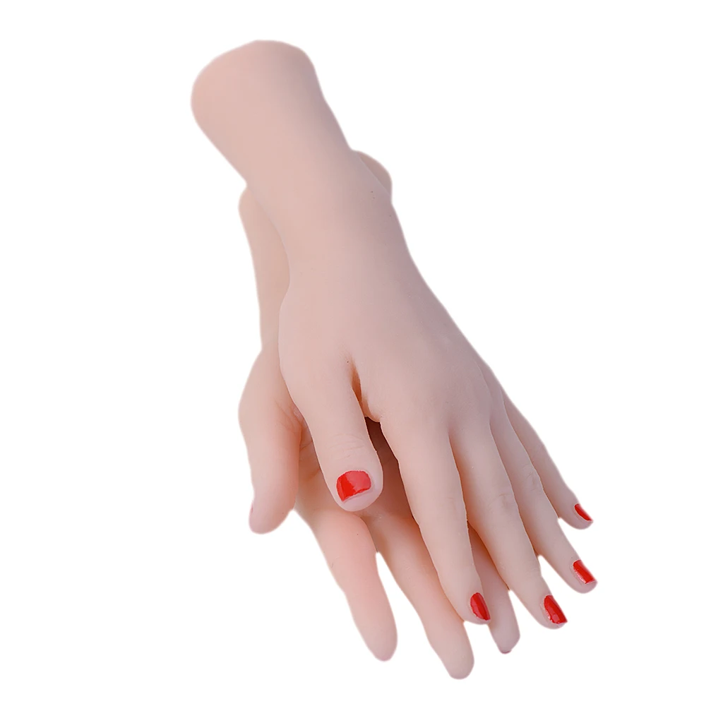 

Pair of Female Mannequin Hands for Jewelry Display Hand for False Nails