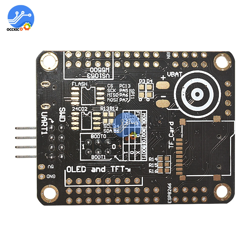 Макетная плата Mini STM32F103C8T6 ARM STM32 51 основная модуль Wi-Fi ESP8266 Интерфейс NRF24L01 с кабелем