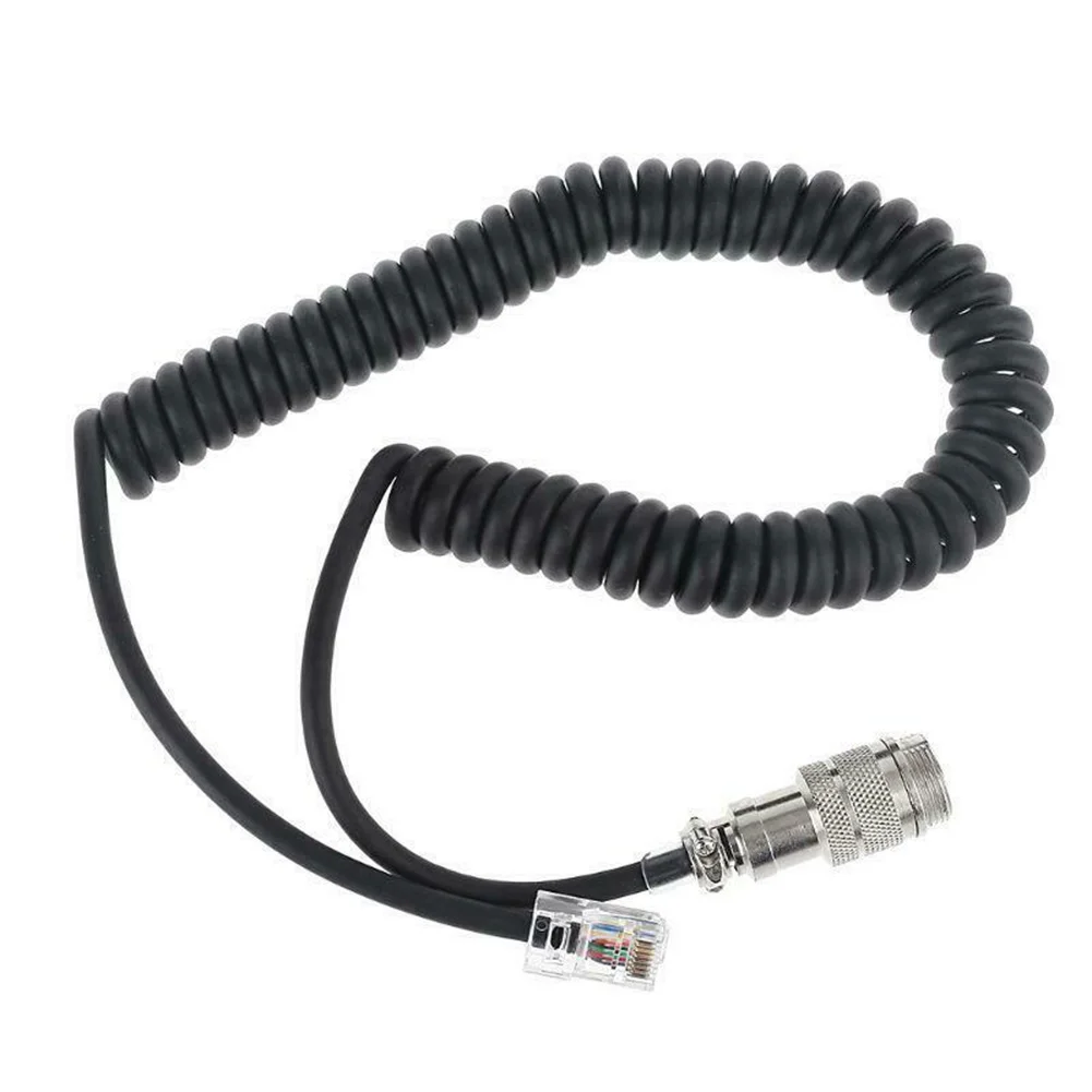 

For Yaesu MD-100 Microphone Cable Black 65cm 25.59inch Replace Replacement