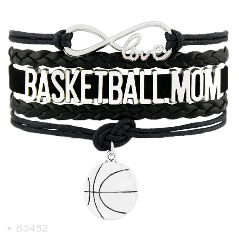 Модный обруч Бесконечность Любовь Баскетбол мама по индивидуальному заказу
