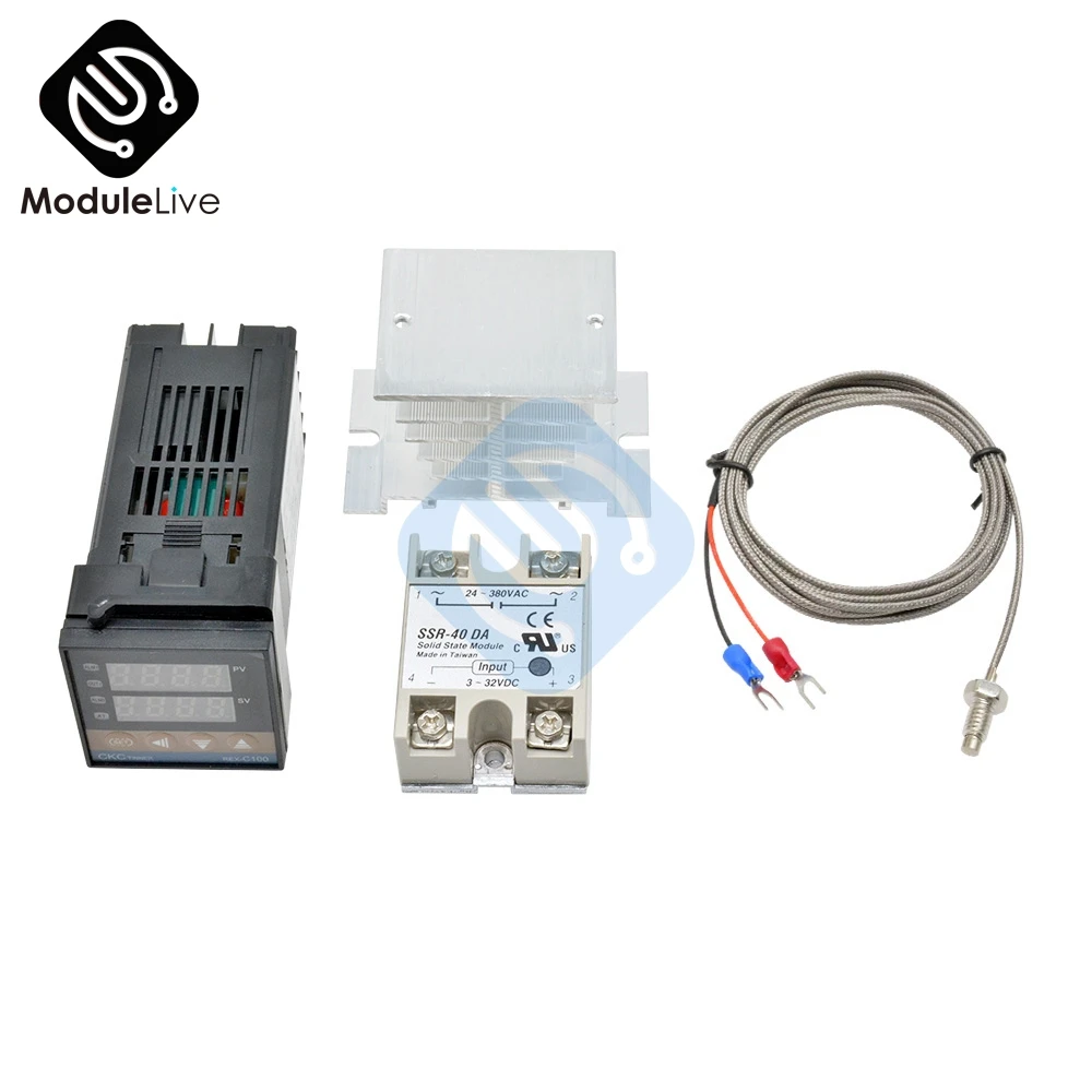 ПИД регулятор температуры Rex c100 оригинальный 1300 Ssr 40DA твердотельное реле цифровой