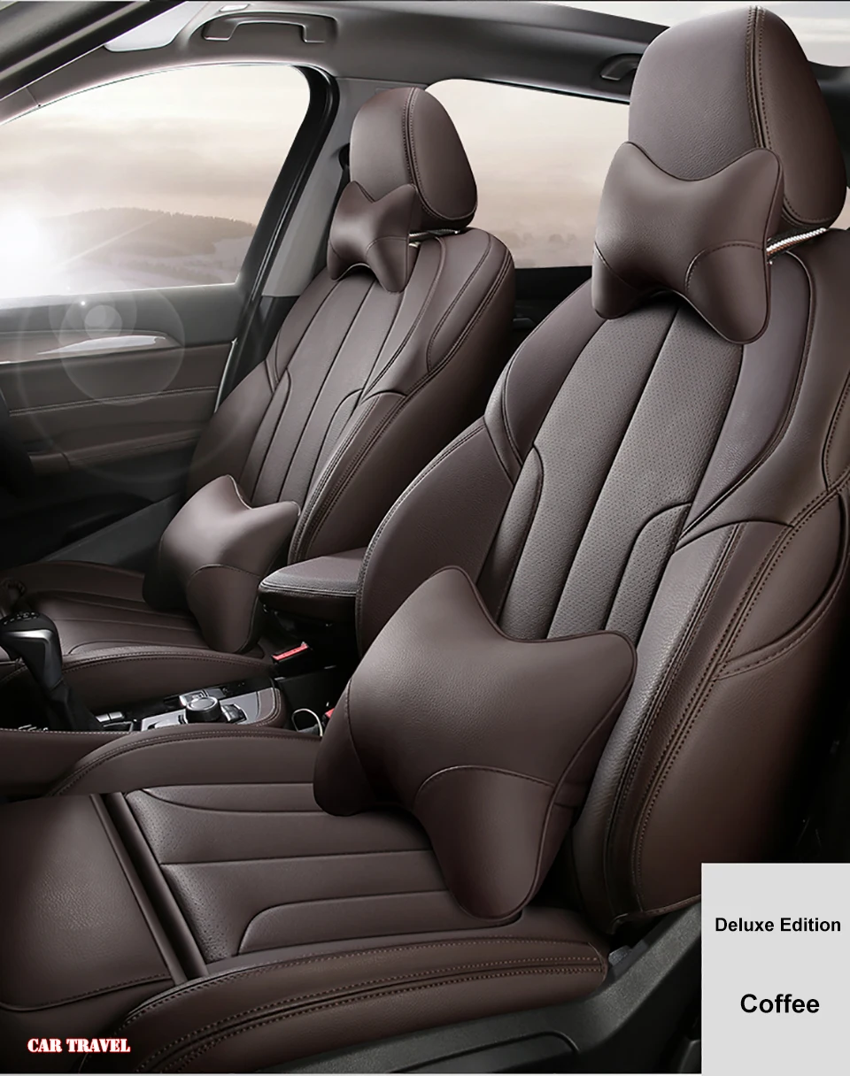 

Luxury custom five seat car leather seat cover, perfect match for high-end customization