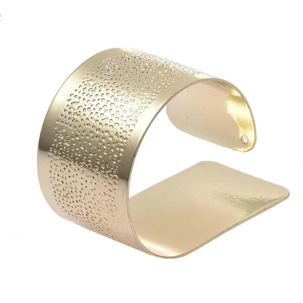 Metal Napkin Rings Hotel Banquet Dinner Table Decoration Supplies Party Tableware Serviette Holder Gold Buckle | Дом и сад