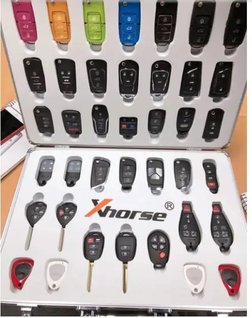 Полный 39 шт./компл. с коробкой Xhorse универсальные дистанционные ключи английская