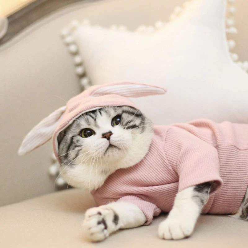 Одежда для собак свитер флисовая толстовка кролик собака рубашка французский