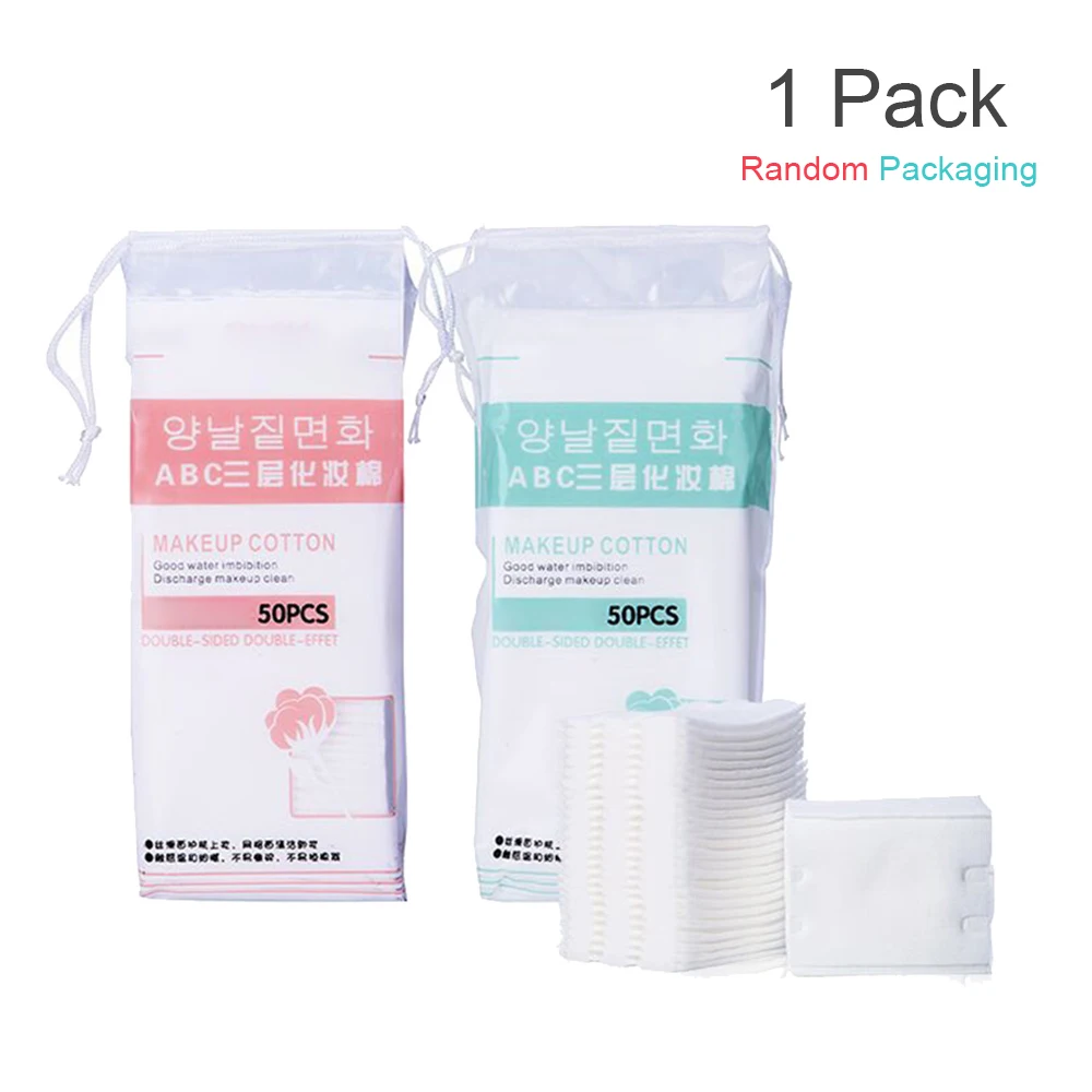 Очищающий хлопковый сэндвич из чесаного хлопка 50 шт. отжатый коврик одноразовый