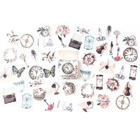 46pcspack vintage ancient objects mulifunction paper sticker label decoration sticker for diary album