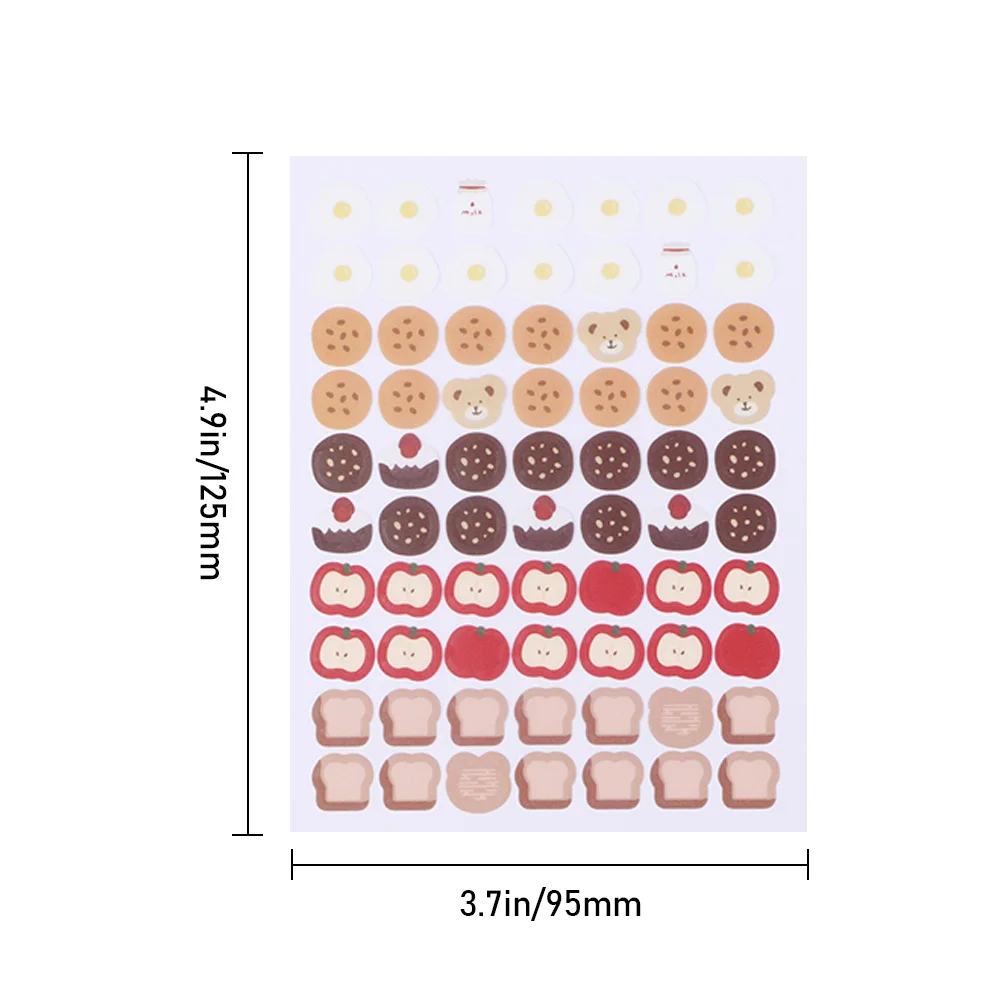 

3Pcs Colorful Dots Washi Tape Material Decorative Stickers Masking Tape Stationery Stickers Hand Account Decoration Art Stickers