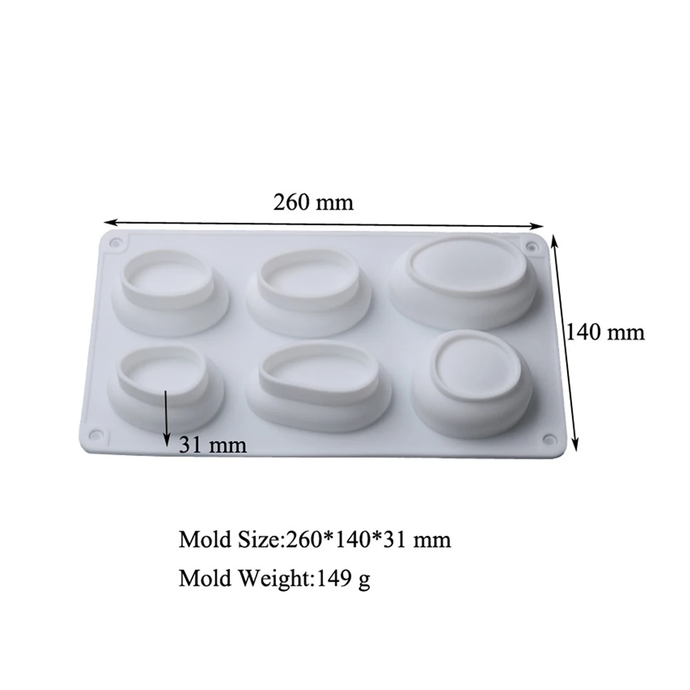 Силиконовая форма для мыла 3D ручной работы ароматические формы силикагель