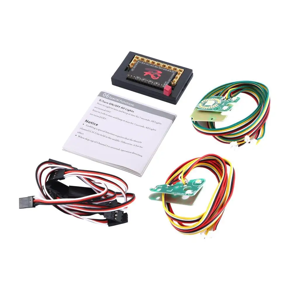

RC Car Lights TRX4 RC Car Front Rear LED Lights Lamp Group For 1/10 RC Crawler Traxxas TRX-4 Defender