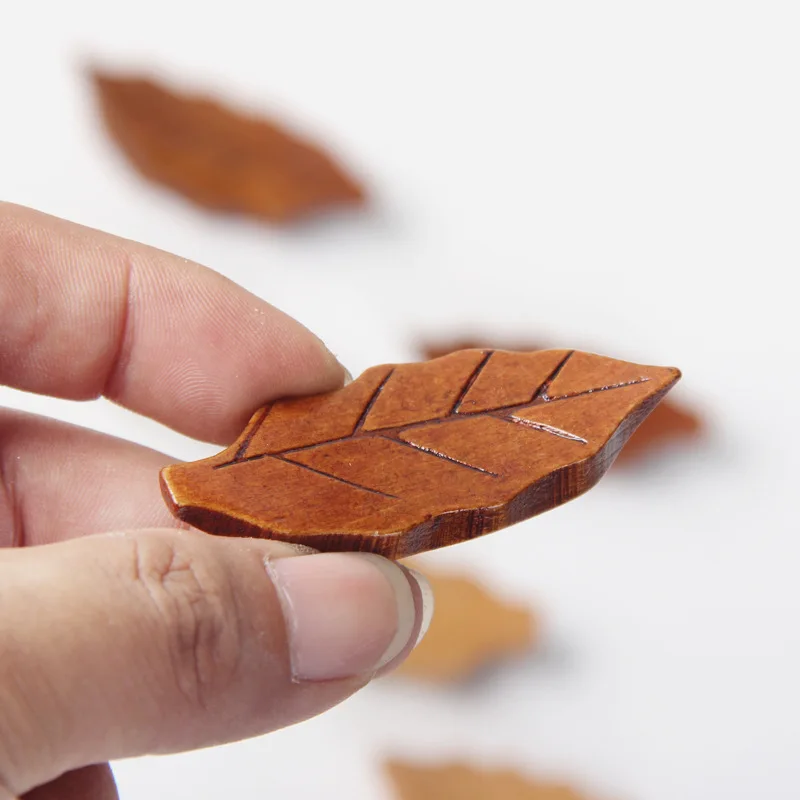 2 шт. деревянные подставки для столовых приборов в форме листа | Дом и сад
