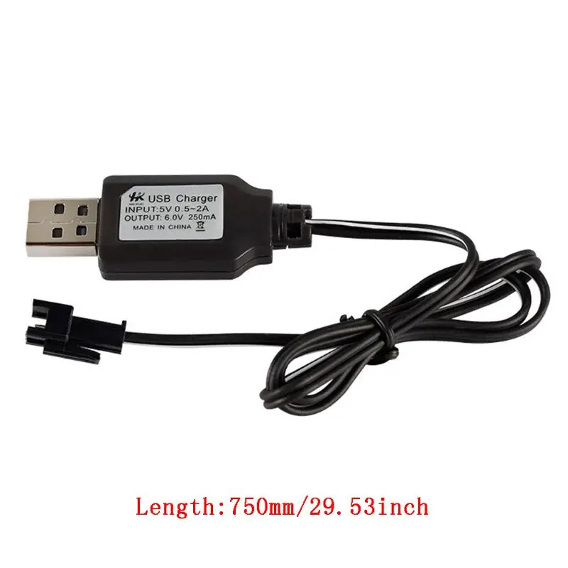 USB 6V 250mA NiMh/NiCd батарея зарядное устройство пакеты SM 2P электрическая игрушка 24BB -