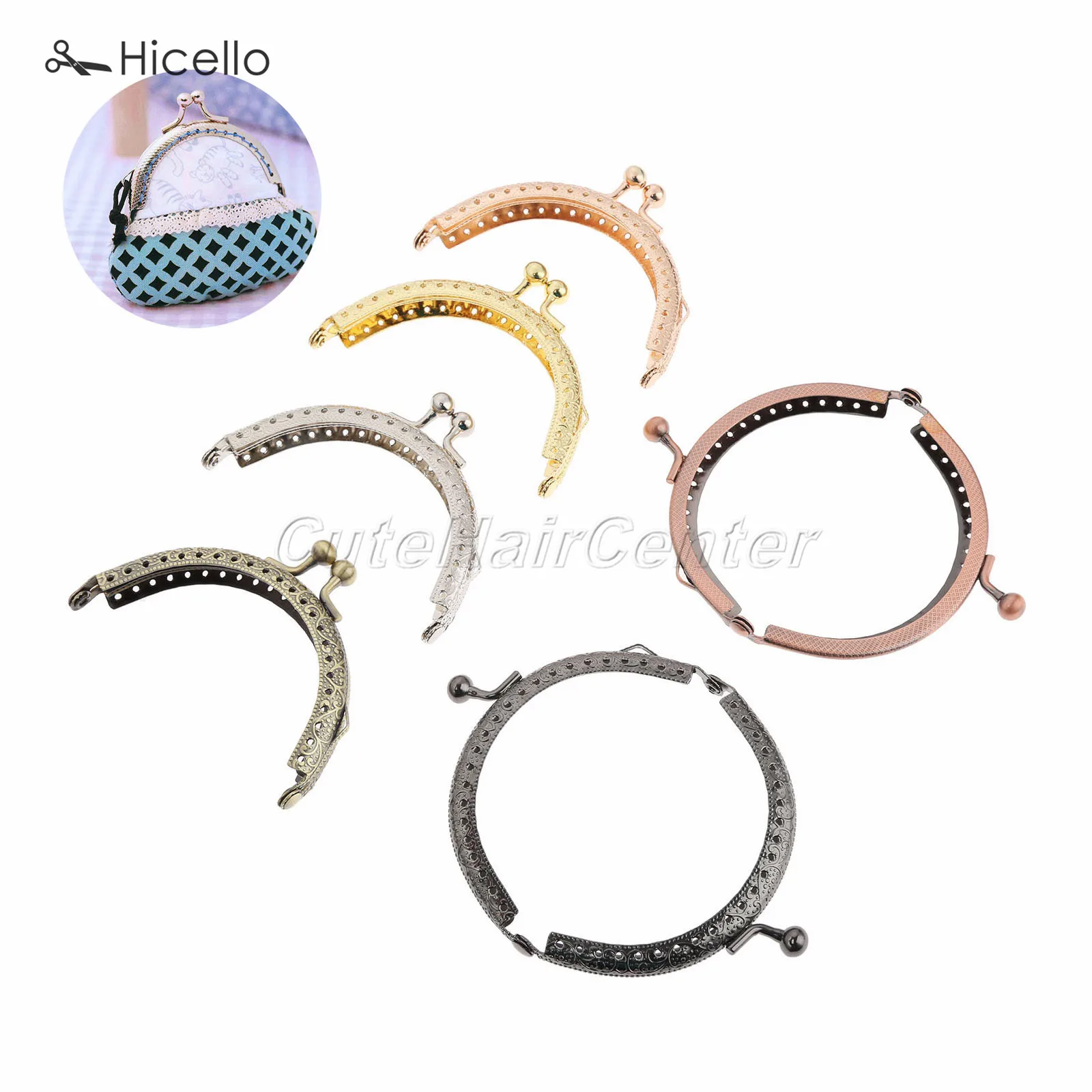 5 компл./лот металлические зажимы для кошельков рамки Внутренняя дверные ручки