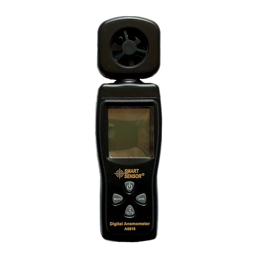 Мультифункциональный Анемометр AS816 ЖК дисплей измеритель скорости ветра воздуха